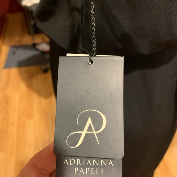 NWT - Adrianna Papell Crepe Cowl Neck Dress - Picture 5 of 7